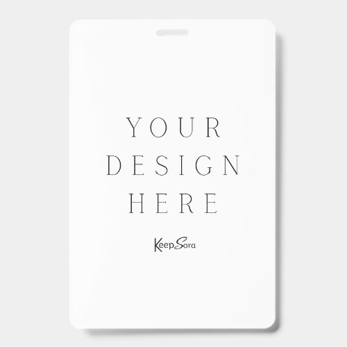 Custom Professional ID Badge