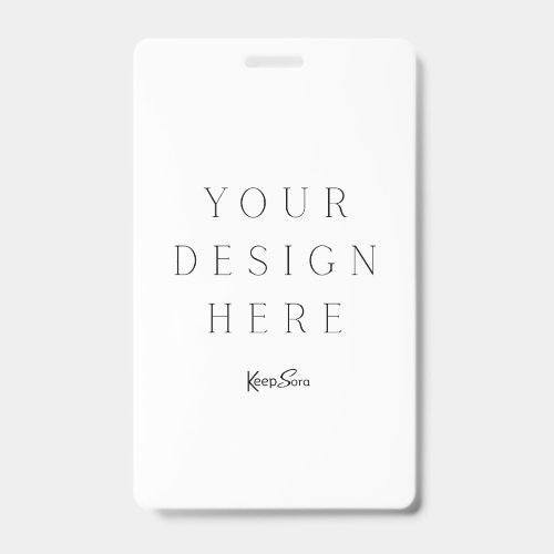 Custom Professional ID Badge