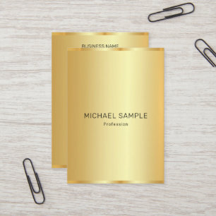 Custom Professional Modern Elegant Gold Template Business Card