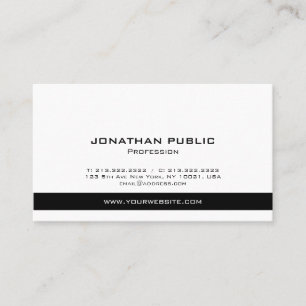 Custom Professional Modern Elegant Simple Template Business Card