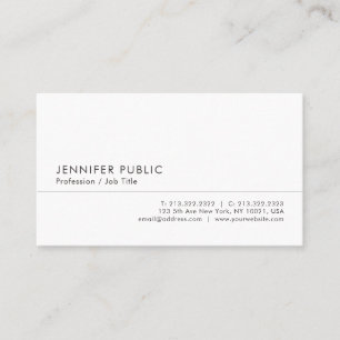 Custom Professional Modern Simple Template Business Card
