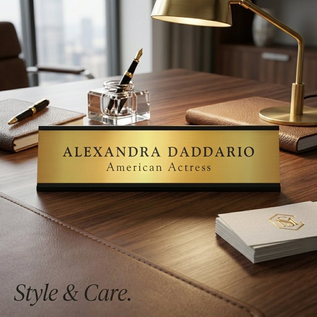 Custom Professional Name Plate – Name & Title (Custom Professional Name Plate – Name & Title)