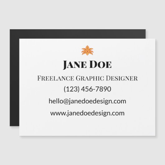Custom Professional or Personal Contact Cards (Front/Back)