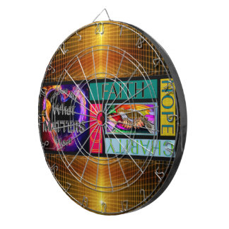 CUSTOM PROFILED INK DART BOARD