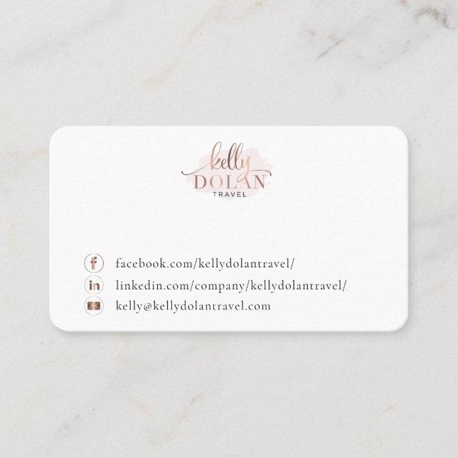 Custom Promotional Bridal Show Hair Tie Favor Card (Front)