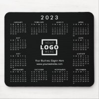 Custom Promotional Business Logo 2020 Calendar Mouse Pad