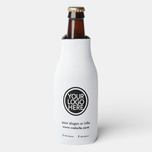 Custom Promotional Business Logo Bottle Cooler