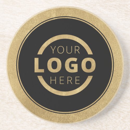 Custom Promotional Business Logo Branded Gold Coaster