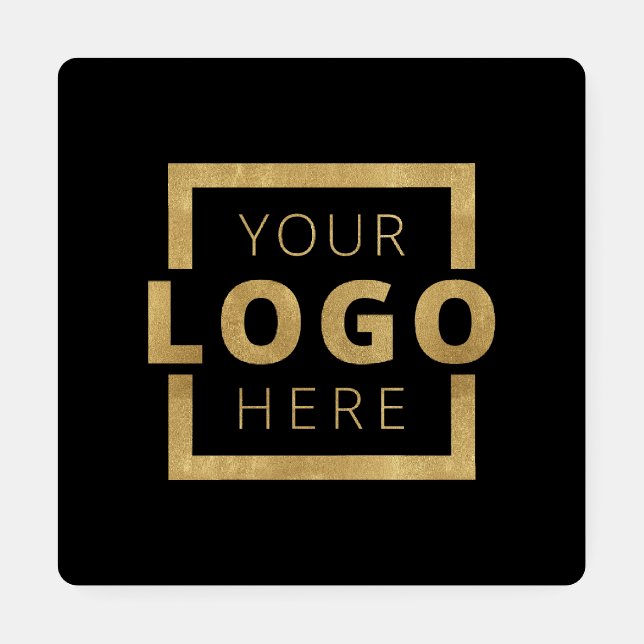 Custom Promotional Business Logo Branded Gold Coaster Set (Single)