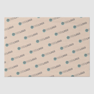 Custom promotional business logo branded packaging tissue paper