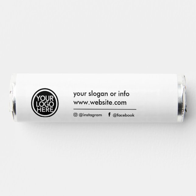 Custom Promotional Business Logo Breath Savers® Mints (Front)