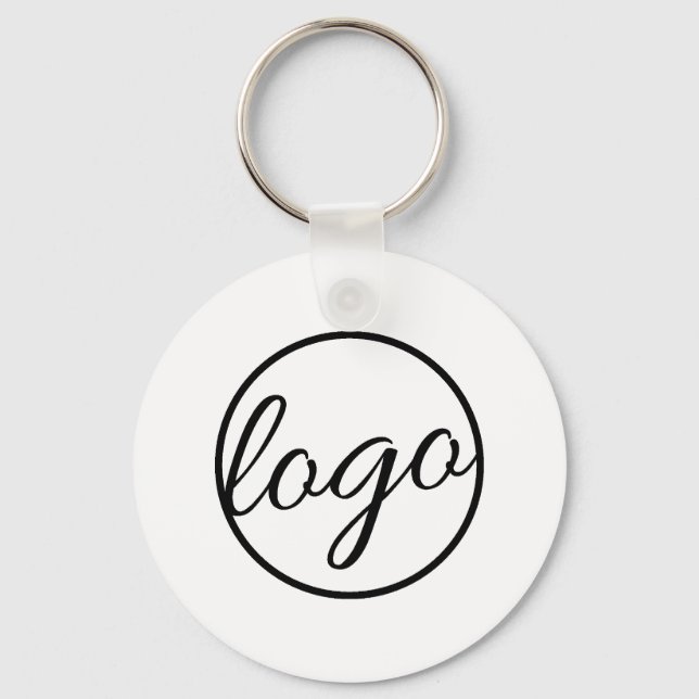 Custom Promotional Business Logo Keychain (Front)