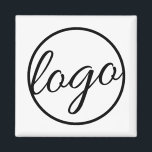 Custom Promotional Business Logo Magnet<br><div class="desc">Custom Magnet featuring your business logo.  These magnets make great promotional items for giving to clients,  employees or as swag at trade shows and corporate events.</div>