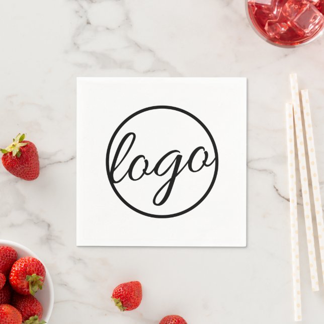 Custom Promotional Business Logo Napkins (Insitu)