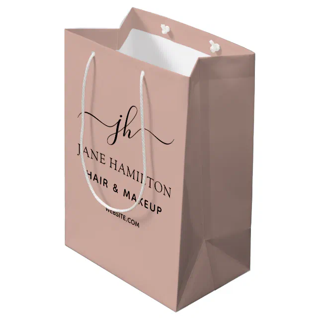 Custom Promotional Business Name Medium Gift Bag