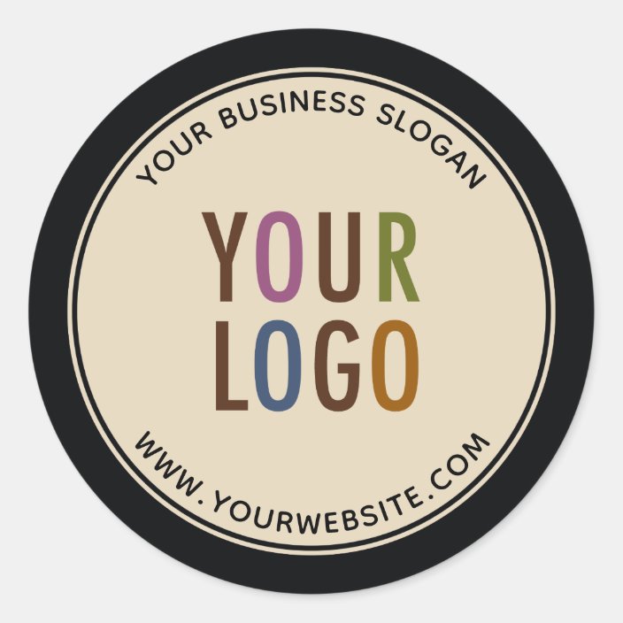 Business Round sticker Custom Round Stickers Personalized Circle labels Customized logo seals