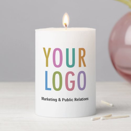 Custom Promotional Candle with Business Logo 3x4
