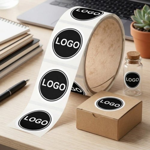 Custom Promotional Company Employee Business Logo Classic Round Sticker