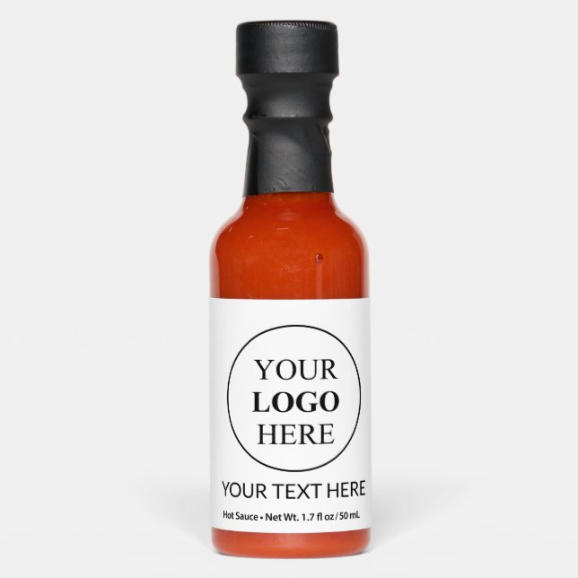 Custom Promotional Logo Hot Sauces (Front)