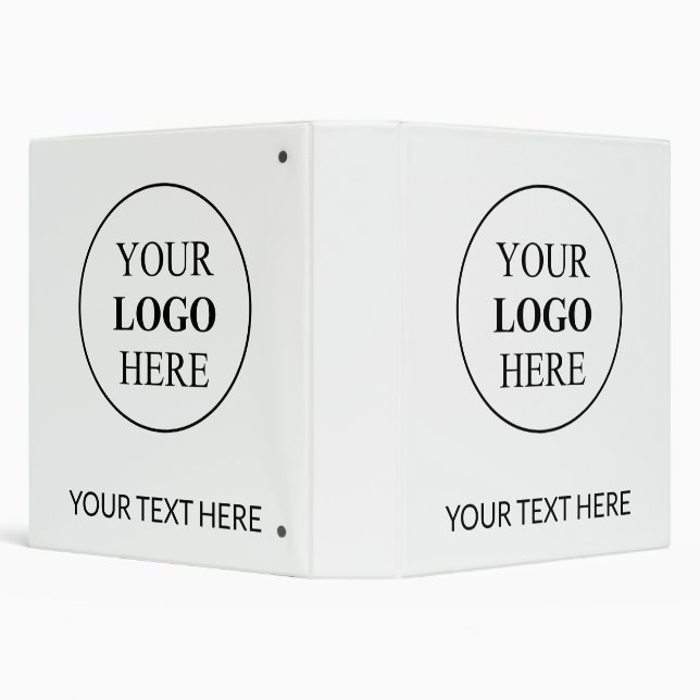 Custom Promotional Logo – No Minimum Order 3 Ring Binder (Background)