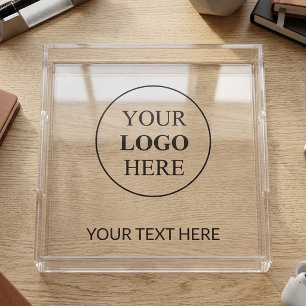 Custom Promotional Logo – No Minimum Order Acrylic Tray