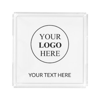 Custom Promotional Logo – No Minimum Order Acrylic Tray