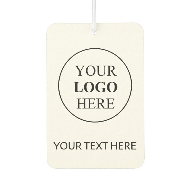 Custom Promotional Logo – No Minimum Order Air Freshener (Front)