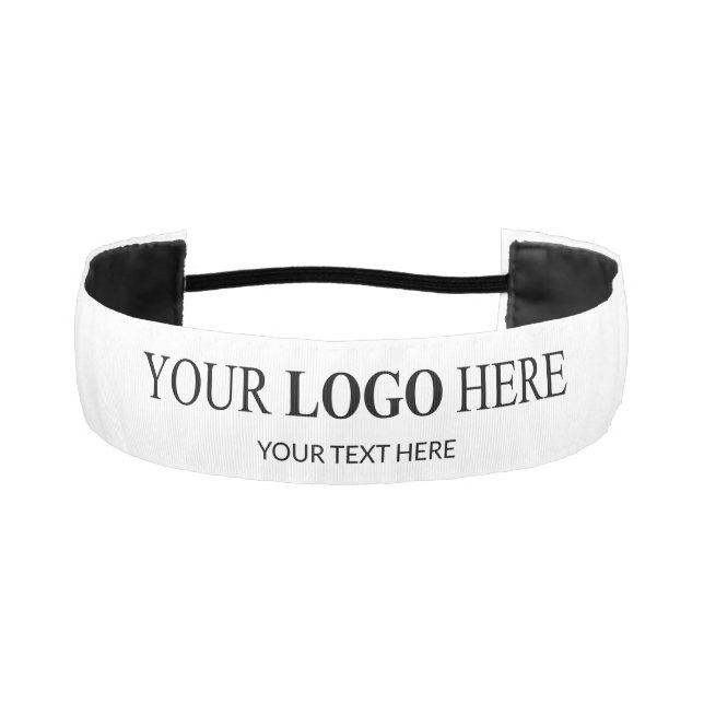 Custom Promotional Logo – No Minimum Order Athletic Headband (Front)