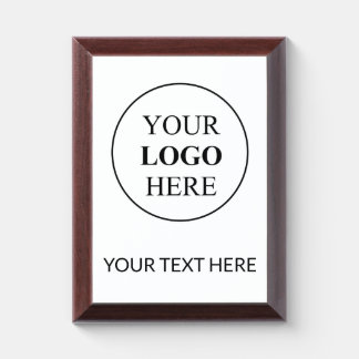 Custom Promotional Logo – No Minimum Order Award Plaque