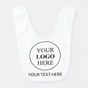 Custom Promotional Logo – No Minimum Order Baby Bib