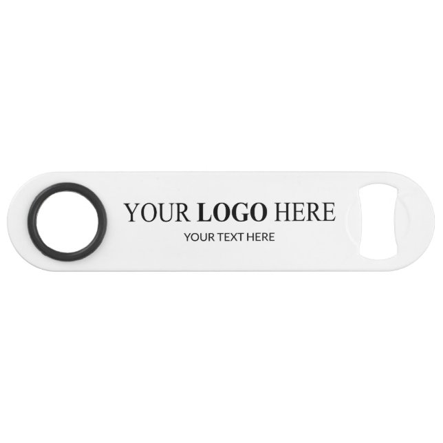 Custom Promotional Logo – No Minimum Order Bar Key (Back Horizontal)