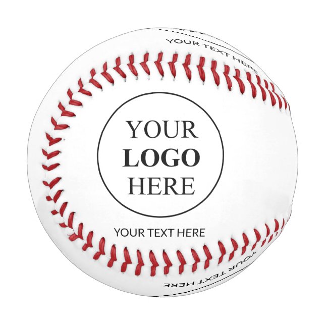 Custom Promotional Logo – No Minimum Order Baseball (Front Left)