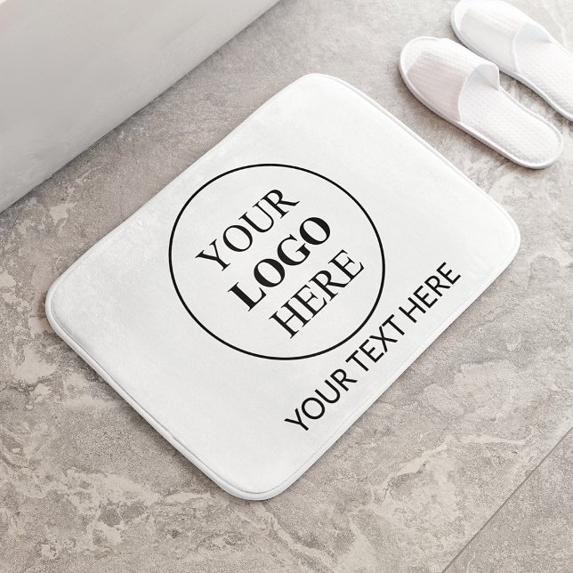 Custom Promotional Logo – No Minimum Order Bath Mat (Creator Uploaded)