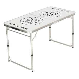 Custom Promotional Logo – No Minimum Order Beer Pong Table