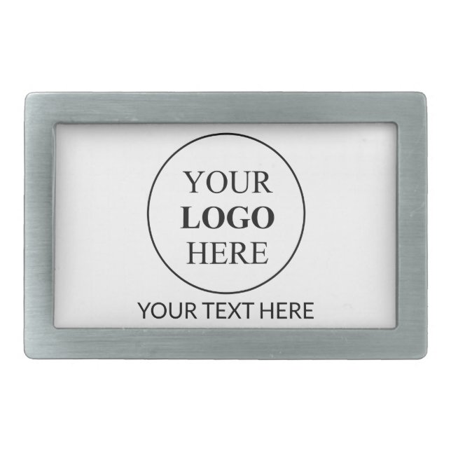 Custom Promotional Logo – No Minimum Order Belt Buckle (Front)