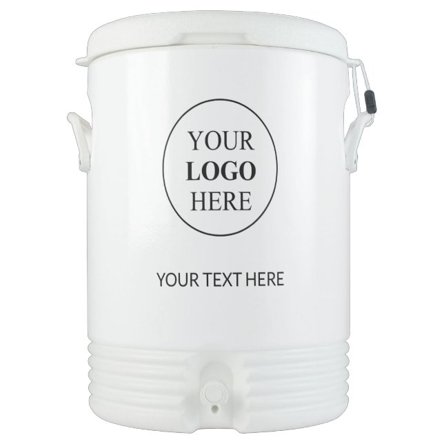 Custom Promotional Logo – No Minimum Order Beverage Cooler (Front)