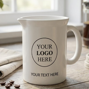 Custom Promotional Logo – No Minimum Order Beverage Pitcher