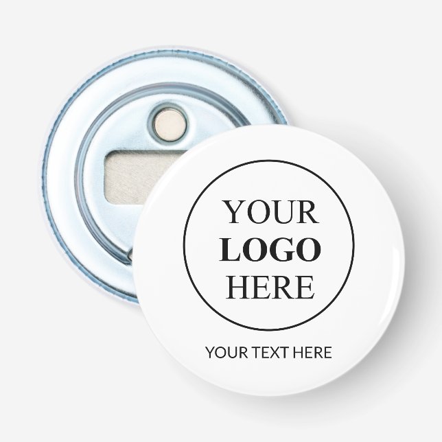 Custom Promotional Logo – No Minimum Order Bottle Opener (Front)