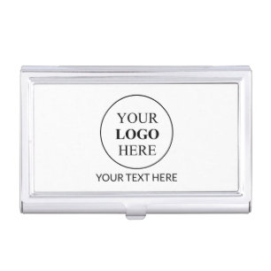 Custom Promotional Logo – No Minimum Order Business Card Case