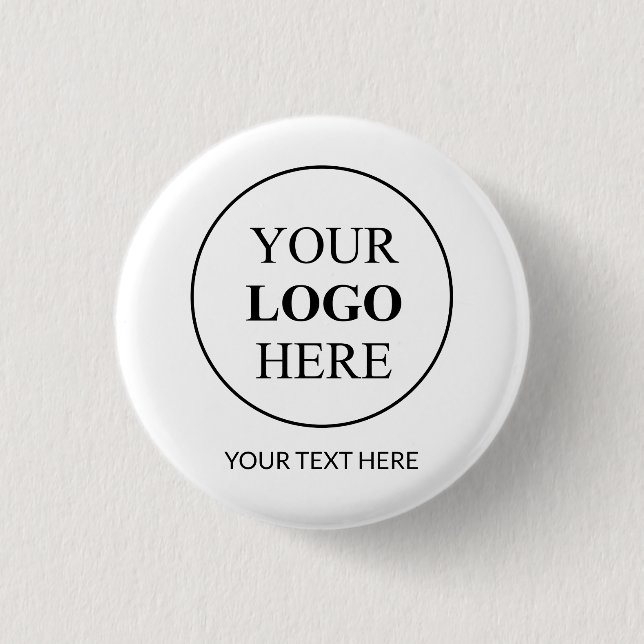 Custom Promotional Logo – No Minimum Order Button (Front)