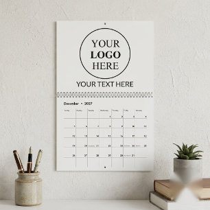 Custom Promotional Logo – No Minimum Order Calendar