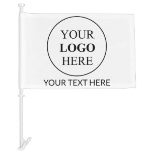 Custom Promotional Logo – No Minimum Order Car Flag