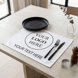 Custom Promotional Logo – No Minimum Order Cloth Placemat