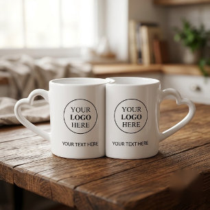 Custom Promotional Logo – No Minimum Order Coffee Mug Set
