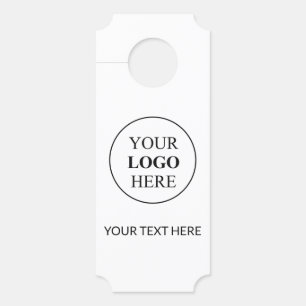 Custom Promotional Logo – No Minimum Order Door Hanger