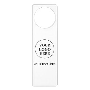 Custom Promotional Logo – No Minimum Order Door Hanger