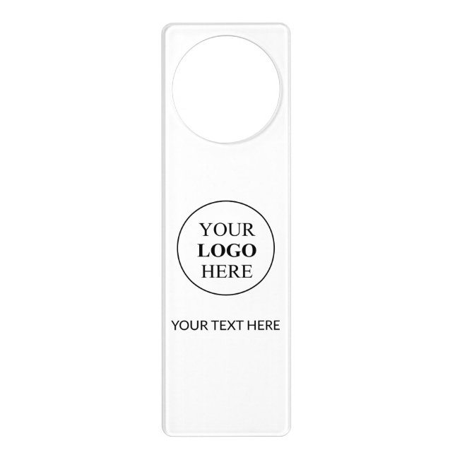 Custom Promotional Logo – No Minimum Order Door Hanger (Front)