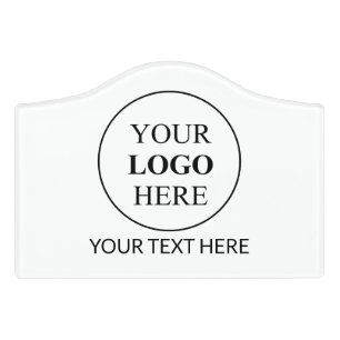 Custom Promotional Logo – No Minimum Order Door Sign