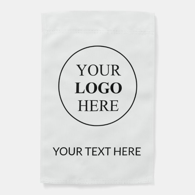 Custom Promotional Logo – No Minimum Order Garden Flag (Front)