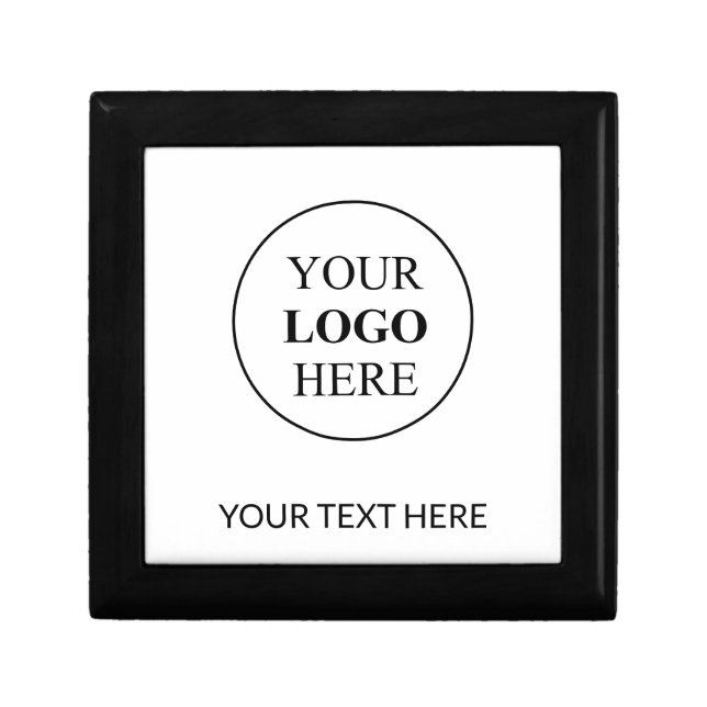 Custom Promotional Logo – No Minimum Order Gift Box (Front)